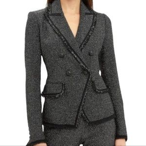 Veronica Beard Frisco Tweed Double Blazer sz 8